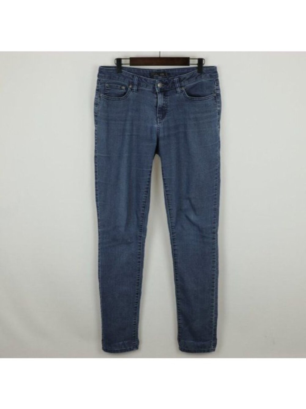 Prana Kayla Women's Size 6 Blue Mid Rise Stretch Skinny Jeans